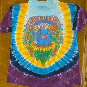 Liquid Blue Grateful Dead Sunflower Tie-Dye T-Shirt